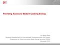 Dr. Marlis Kees (GIZ) - Providing Access to Modern Cooking Energy.pdf