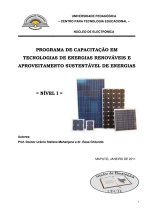PT-Programa de Capacitação em Tecnologias de Energias Renováveis e aproveitamento Sustentável de Energias-Prof. Dr. Urânico Stefane Mahanjane.pdf