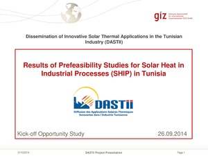 Solar Heat for Industrial Process in Tunisia - Prefeasibility Results.pdf