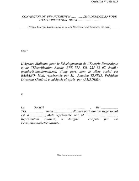 File:Mali Convention de Financement.pdf - energypedia.info