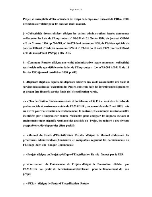 File Mali Convention De Financement Pdf Energypedia Info