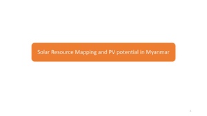 Solar Resource Mapping and PV potential in Myanmar.pdf