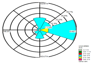 Figura 4. 6- Rosa-dos-ventos construída com a partir dos dados de vento, observados e colectados na estação de Mavalane..png