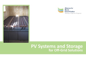 PV-Systems and Storage for Off -Grid Solutions Business Models, Financing and Distribution Models.pdf