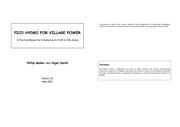 Pico Hydro for Village Power