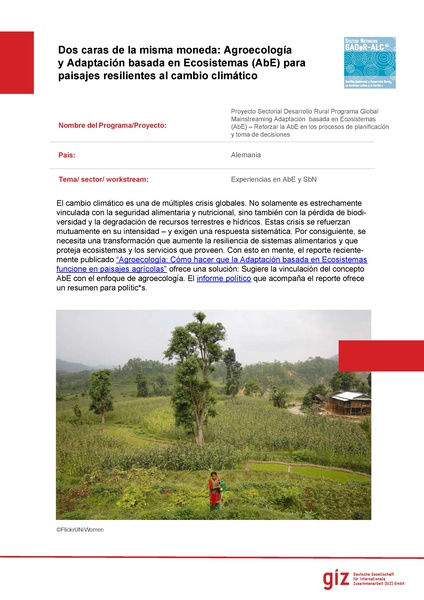 File:Dos caras de la misma moneda- Agroecología y Adaptación basada en Ecosistemas (AbE) para paisajes resilientes al cambio climático.pdf