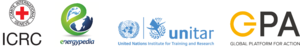 UNITAR ICRC Energypedia logos.png