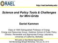 Science and Policy Tools and Challenges for Mini-Grids Kammen.pdf