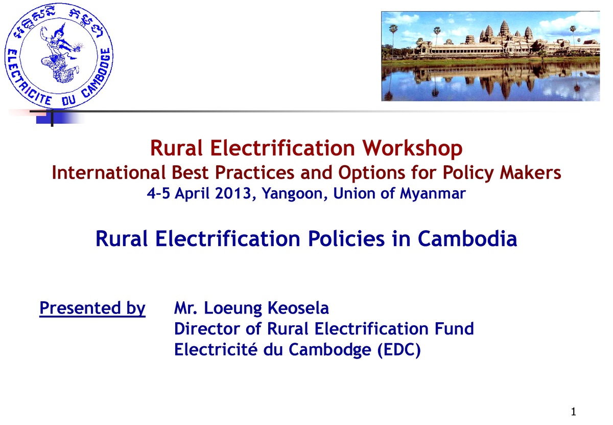 FileRural Electrification Policies in Cambodia.pdf energypedia
