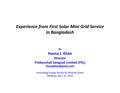 Experience from First Solar Mini Grid Service in Bangladesh.pdf