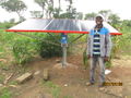 A 750W solar pump installed in Nsawkaw in the Brong Ahafo Region of Ghana for vegetable farming.JPG