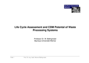 Life Cycle Assessment and CDM Potential of Waste Processing Systems.pdf