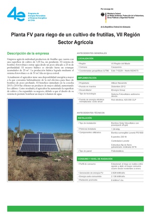 Planta FV para riego de un cultivo de frutillas VII Región.pdf