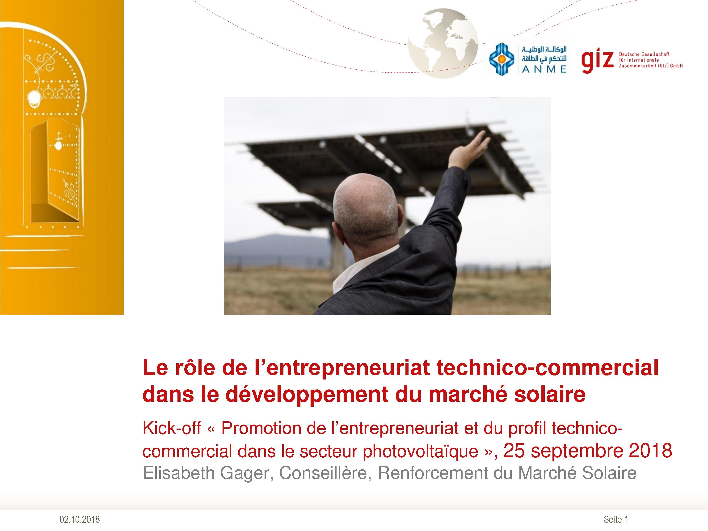 Le rôle de l’entrepreneuriat technico-commercial dans le développement du marché solaire