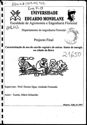 PT-Caracterizacao de uso do carvao vegetal e de outras fontes de energia na cidade da Beira-Mário Sebastiao Tuzine.pdf