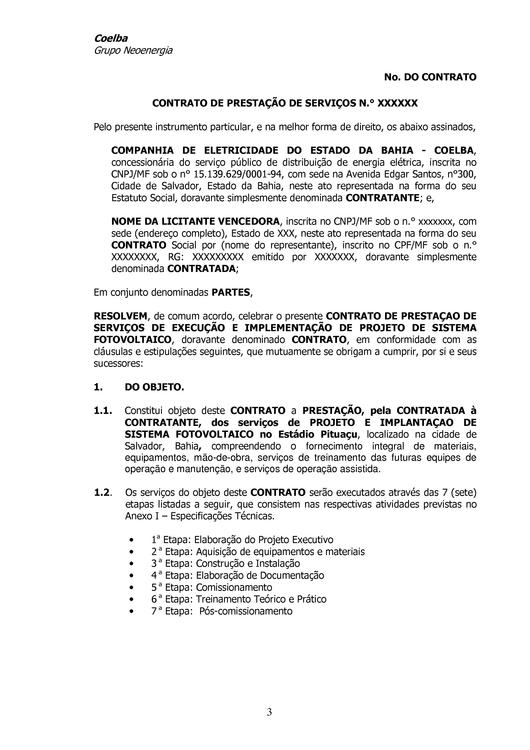 Modelo De Contrato De Prestação De Serviço Obra Vários Modelos