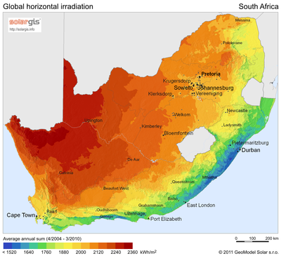 South Africa Solar Map.png