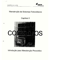 PT-Manutencao de Sistemas fotovoltaicos, Capitulo 5-Introducao para Manutencao Preventiva-Ministerio da Saude (2).pdf