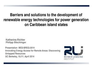 Barriers and Solutions to the Development of Renewable Energy Technologies in the Caribbean.pdf