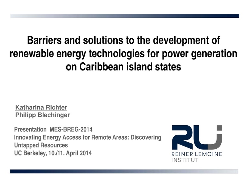 File:Barriers and Solutions to the Development of Renewable Energy Technologies in the Caribbean.pdf