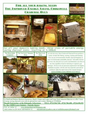 Leaftlet Kenya Improved charcoal baking oven Baking needs.pdf