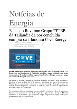 PT-Bacia do Rovuma-Grupo PTTEP da Tailnadia dá por concluida compra da irlandesa Gove Energy-Aunorius Andrews.pdf