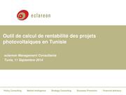 Calculs de Rentabilité PV en Tunisie