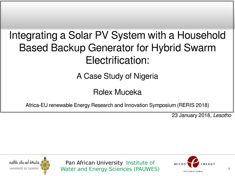 File:Integrating a Solar PV System with a Household-Based Backup Generator for Hybrid Swarm Electrification in Sub-Sahara Africa - Case Study of Nigeria.pdf