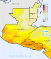 Gua 27- Guatemala's Solar Irradiation Map (Koberle. 2012).PNG