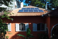 Solar Panels on Residential Rooftop