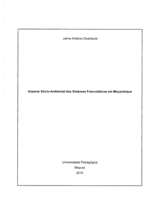 PT-Impacto socio-ambiental dos Sistemas Fotovoltaicos em Mocambique-Jaime Antonio Chambule.pdf
