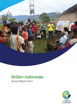 EnDev Indonesia Annual report 2014