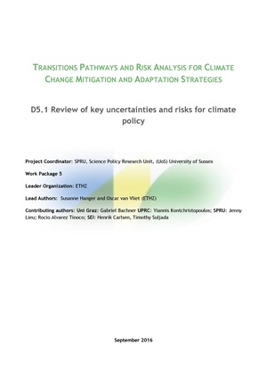 D5.1 Review of Key Uncertainties and Risks for Climate Policy.pdf