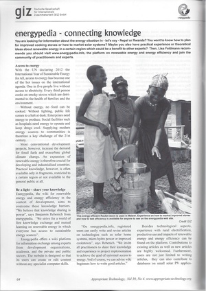 Article about energypedia in Appropriate Technology magazine 39(4).pdf