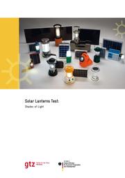 Solar Lanterns Test: Shades of Light (GTZ 2009)