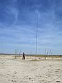 Wind energy measurement pole with INENSUS aeologSakhor.JPG