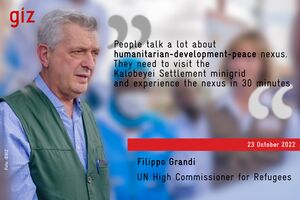 Mr. Filippo Grandi, UNHCR High Commissioner. October 23rd 2022.