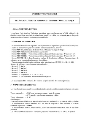 Technical specification transformers used in Sao Tome.pdf