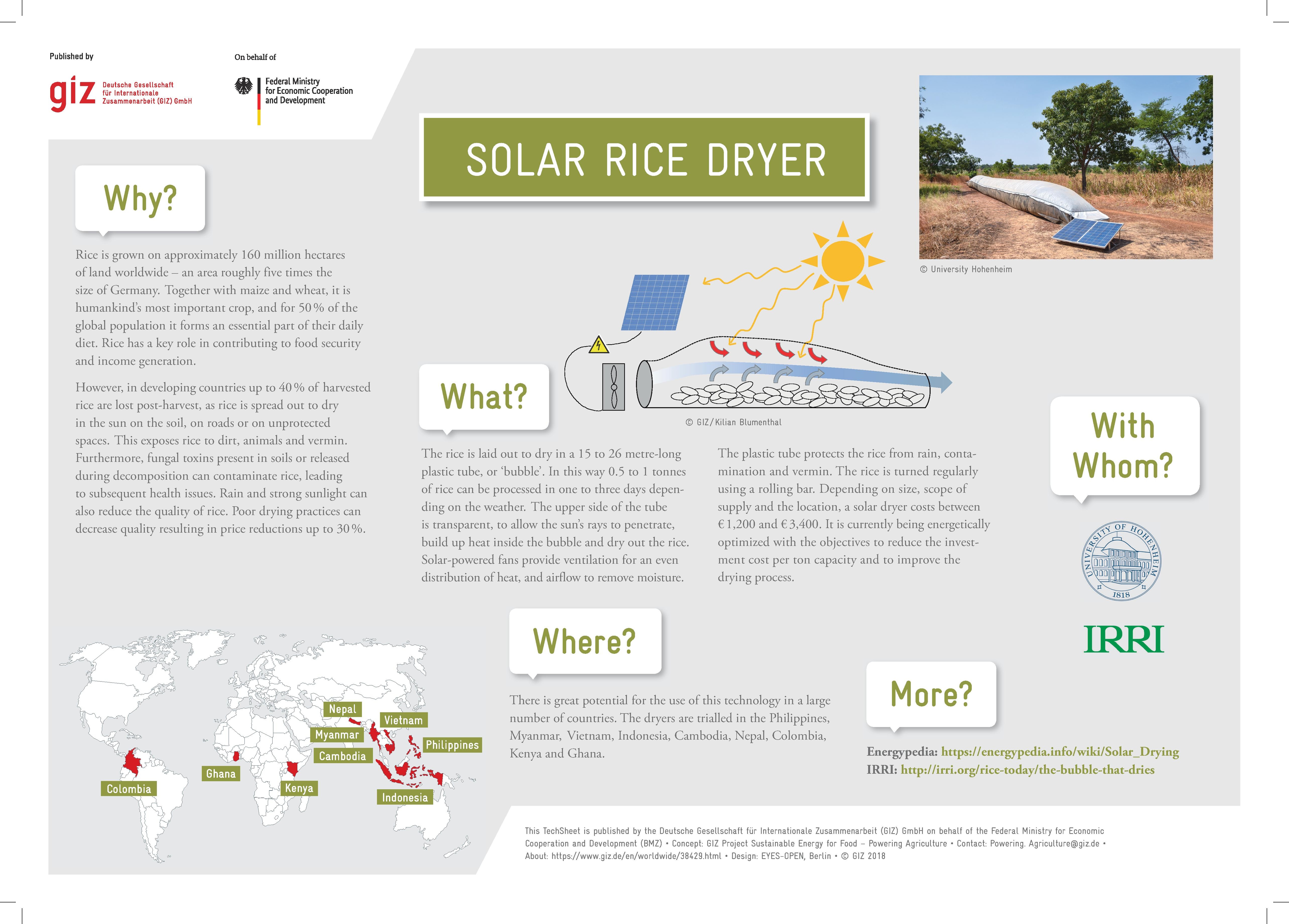 Solar Rice Dryer