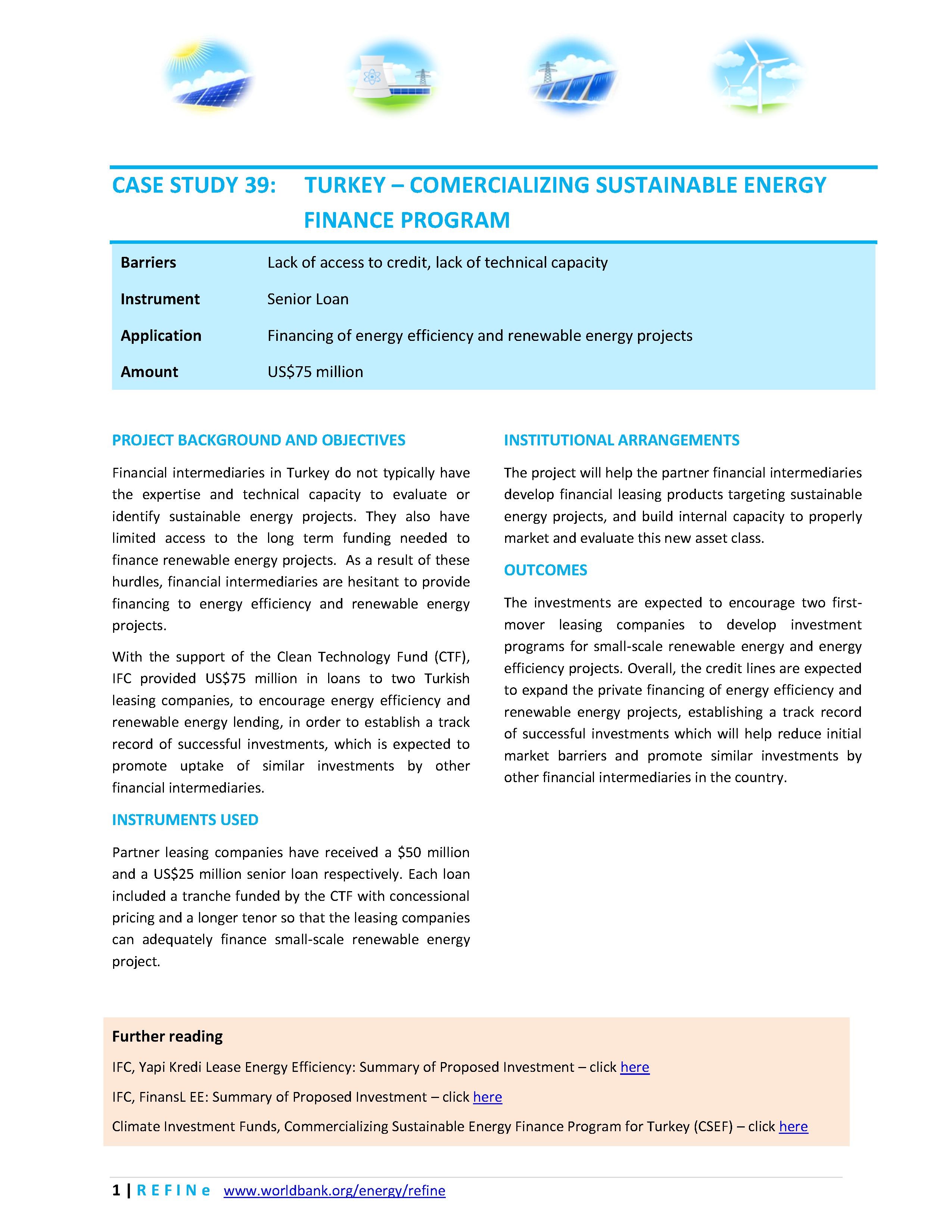 File:Turkey - Commercializing Sustainable Energy Finance Program.pdf