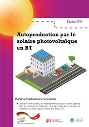 Fiche 09 Autoproduction par le solaire photovoltaïque en BT