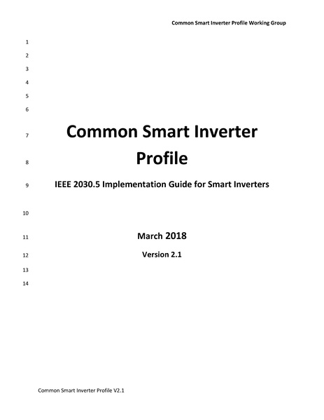 File:022 Common Smart Inverter 8 Profile 9 IEEE 2030.5 Implementation Guide for Smart Inverters.pdf