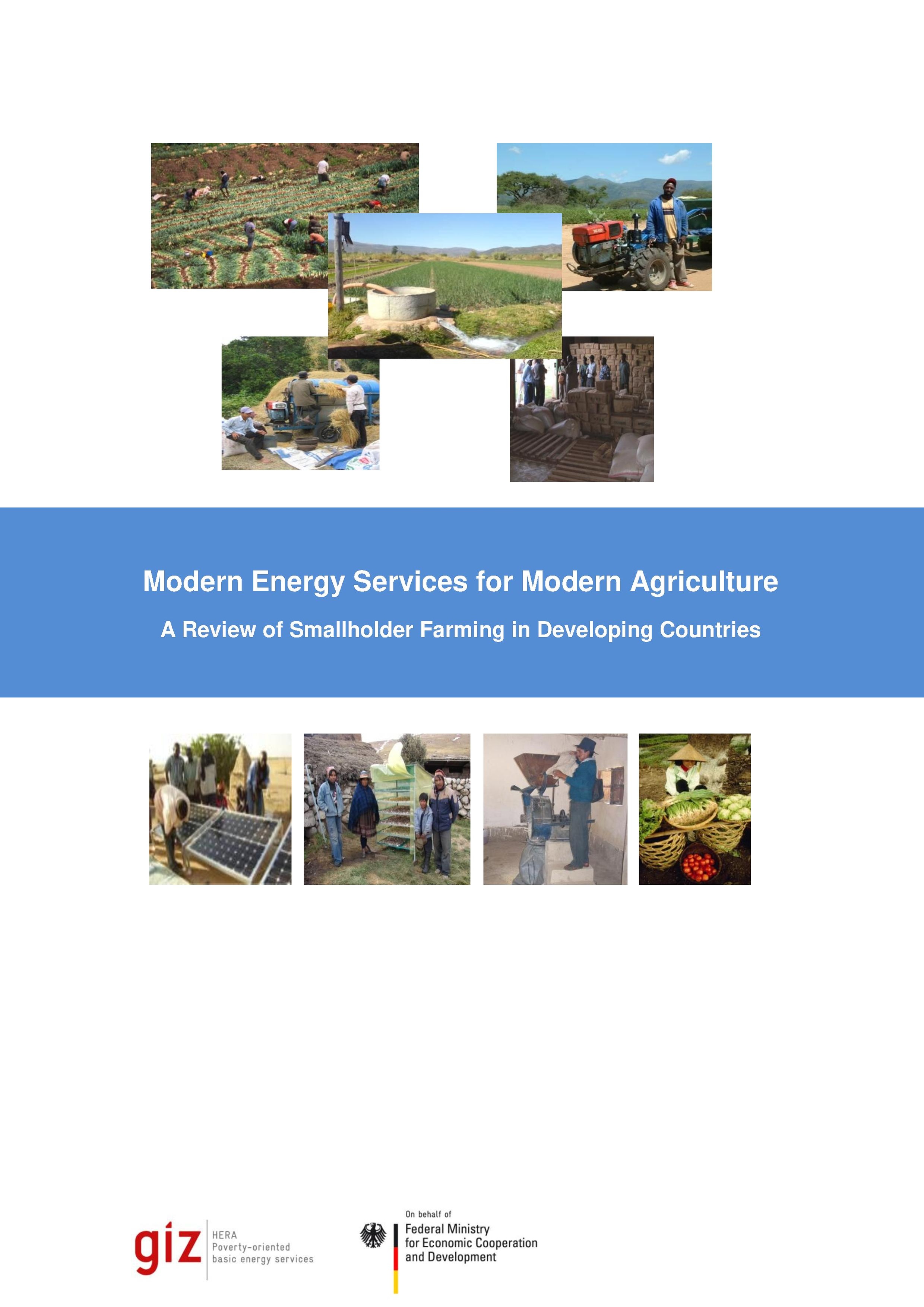 Modern Energy Services for Modern Agriculture