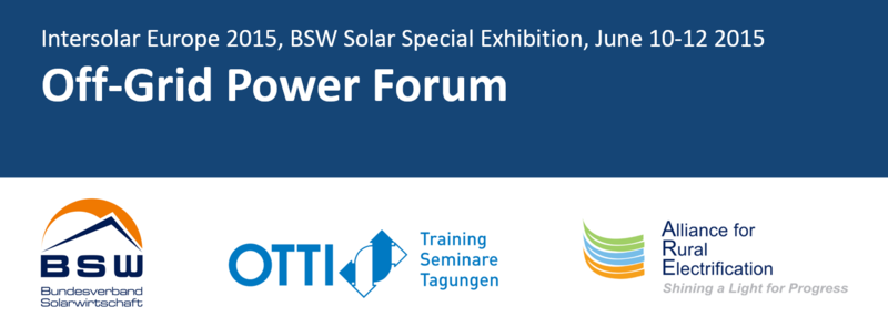 Off-Grid Power Forum - Intersolar 2014